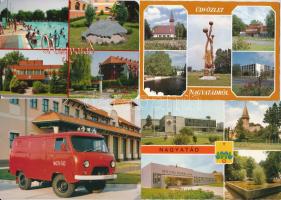 Nagyatád - 15 db MODERN város képeslap