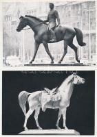 SZOBROK - 18 db MODERN képeslap / STATUES - 18 modern postcards