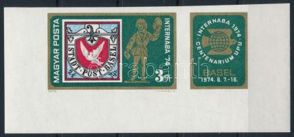 1974 INTERNABA vágott szelvényes bélyeg