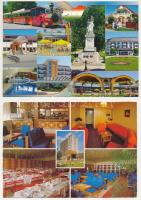 24 db MODERN magyar város képeslap: fürdők / 24 modern Hungarian town postcards: spa