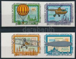 1974 Bélyegnap - Aerofila III. vágott ívszéli sor párokban