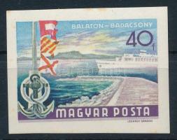 1969 Balaton (II.) kiegészítő értéke 40f vágott bélyeg