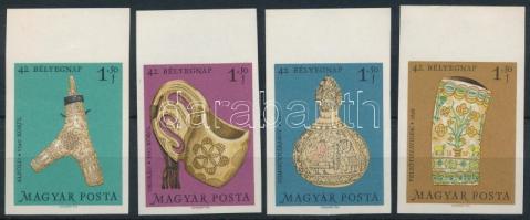 1969 Bélyegnap (42.) vágott ívszéli sor (4.000)