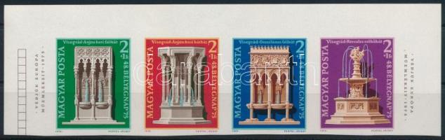 1975 Bélyegnap - Visegrádi műemlékek vágott csík (22.000)