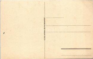 Kedves egészségére! Magyar bor reklámlap, folklór. Klösz György és Fia / Hungarian wine advertisemen...