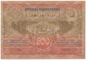 Csehszlovákia 1919. 500K "021 240705" T:XF
Czechoslovakia 1919. 500 Korun "021 24070...