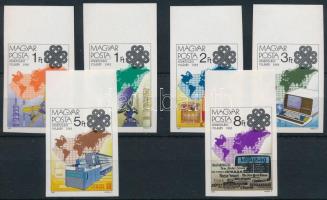 1983 Hírközlési világév vágott ívszéli sor (4.000)