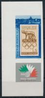 1985 ITALIA II. vágott ívsarki szelvényes bélyeg