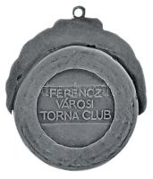 1920 k. "Ferencz Városi Torna Club (Ferencváros, FTC, Fradi)" jelzett Ag díjérem mellszala...