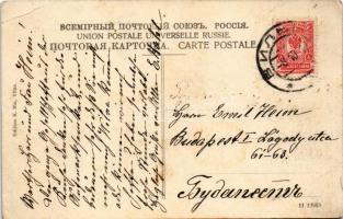 1912 Vilnius, Wilna, Wilno; Le monument de l'impératrice Catherine II / monument of Catherine t...