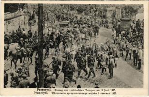 Przemysl, Einzug der verbündeten Truppen am 3. Juni 1915 / WWI K.u.K. military, Entry of the allied ...
