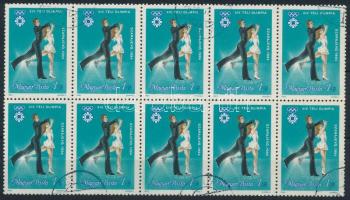 1983 Téli Olimpia (VII.) - Szarajevó 1Ft 10-es tömbben