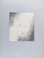 Nolipa István Pál (1907-1986): A város peremén, József Attila illusztráció, 1964. Ceruza, papír. Jel...