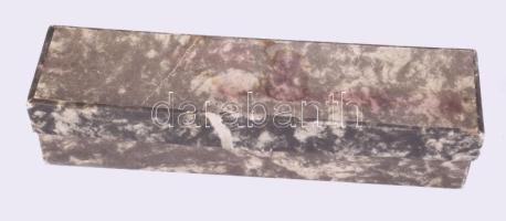 Retro fa domino készlet, dobozban