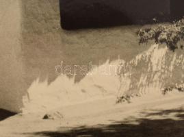 1939 Tarjánné Dvihally Anna (1907-1982): "Régi zalai ház", fotó kartonon, "B. S. E. F...