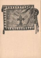 Légy résen, cserkész zászló, 95. sz. 'Lehel' cserkészcsapat kiadása, Flag; Lehel scouting group no.95