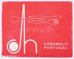Chromolit Portugal 24 részes evőeszköz készlet, dobozában