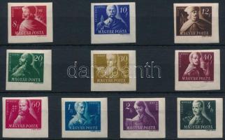 1947 Szabadsághőseink vágott sor (80.000) (30f törés / fold)