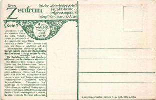 Wer zahlt die Steuern? / WWI German Anti-Entente powers mocking propaganda art postcard