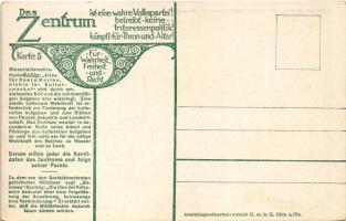 4532 Millionen Mark / WWI German Anti-Entente powers mocking propaganda art postcard