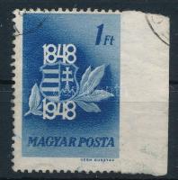 1948 Centenárium 1Ft jobb oldalon fogazatlan