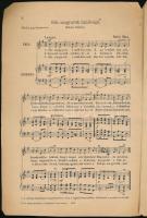 Irredenta dalok Molnár Kálmán költeményeire, szerezte: Révfy Géza, szakadásokkal, sarokhiánnyal