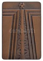 Csehszlovákia 1984. "70 rokov naftového priemyslu (Az olajipar 70 éve)" kétoldalas bronz e...