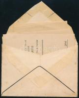 Pál Róbert Gyógyszerész Szent Rókus Gyógyszertárának receptborítékja, benne recepttel