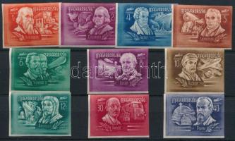 1948 Feltalálók-felfedezők vágott sor (22.000)