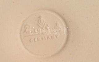 Rosenthal zacskó alakú design váza, jelzett, minimális kopással, m: 15 cm