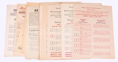 Meinl Gyula Rt. étrendek receptekkel, prospektusok, stb.