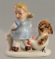 2 darab gyermekjáték porcelán figura, m: 5,5 cm