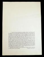 1990 Hegedűs 2 László (1950-) : A nagy fehérvári árvíz. The great Fehérvár flood. Esterházy Péter be...