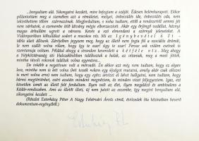 1990 Hegedűs 2 László (1950-) : A nagy fehérvári árvíz. The great Fehérvár flood. Esterházy Péter be...