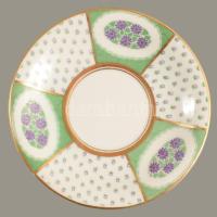 cca 1920/30 Epiag vékonyporcelán csésze alátéttel, jelzett, hibátlan, d: 13 cm