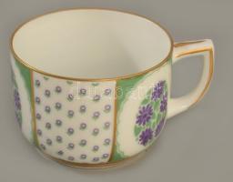 cca 1920/30 Epiag vékonyporcelán csésze alátéttel, jelzett, hibátlan, d: 13 cm