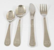 Ernesto 4 részes gyermek evőeszköz készlet