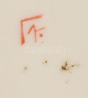 Kínai porcelán teafűtartó, hibátlan, m: 11 cm