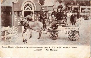 Wien, Vienna, Bécs; K. k. Prater. Liliput, die Stadt der Zwerge. Österr. Theater-, Kostüm- u. Dekora...