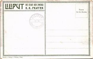 Wien, Vienna, Bécs; K. k. Prater. Liliput, die Stadt der Zwerge. Österr. Theater-, Kostüm- u. Dekora...