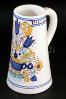 Habán stílusú söröskorsó, hibátlan, m: 22,5 cm