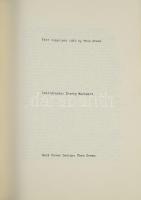 Theo Green: Piano Key Transparency. Berkeley [CA], 1982, Inkblot Publications, 25 sztl. lev. Angol n...