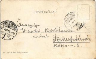 1905 Győr, Püspökvár. M. T. és F. I. Koch Willy (Rb)