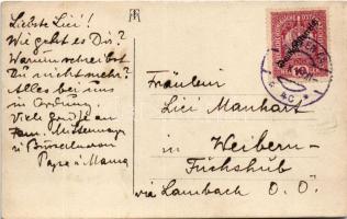 1919 Circus Luis, Circus troupe on the road. photo (fl)