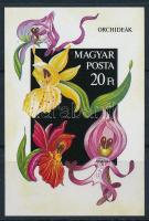 1987 Orchideák vágott blokk (7.000)