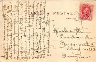 1930 Montserrat, Detalle de la montana desde el paso a nivel / funicular, mountain railway (EK)