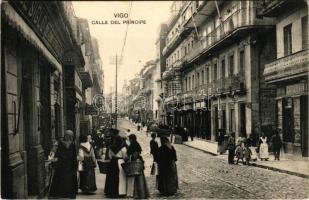 Vigo, Calle de Principe / main street, shops