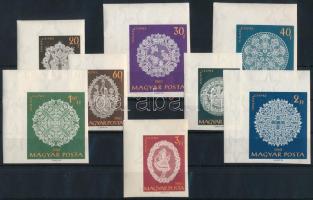 1960 Halasi csipke I. vágott ívsarki sor (6.000) (40f ránc / crease)