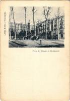 Barcelona, Plaza del Duque de Medinaceli / square (wet corner)