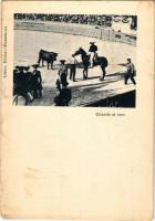 Barcelona, Citando al toro / bullfight (fa)